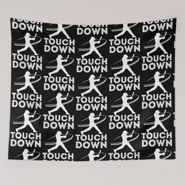Item preview, TOUCH DOWN FUNNY BASEBALL  designed and sold by KGN  CREATIVITY.