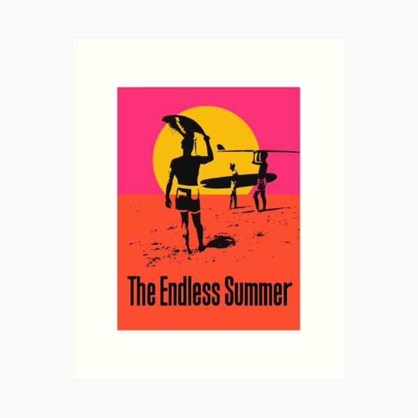 The Endless Summer 1966 Surf Documentary Poster Artwork T-shirt Impression artistique
