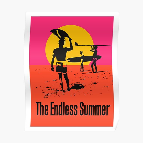 The Endless Summer 1966 Surf Documentary Poster Artwork T-Shirt Poster