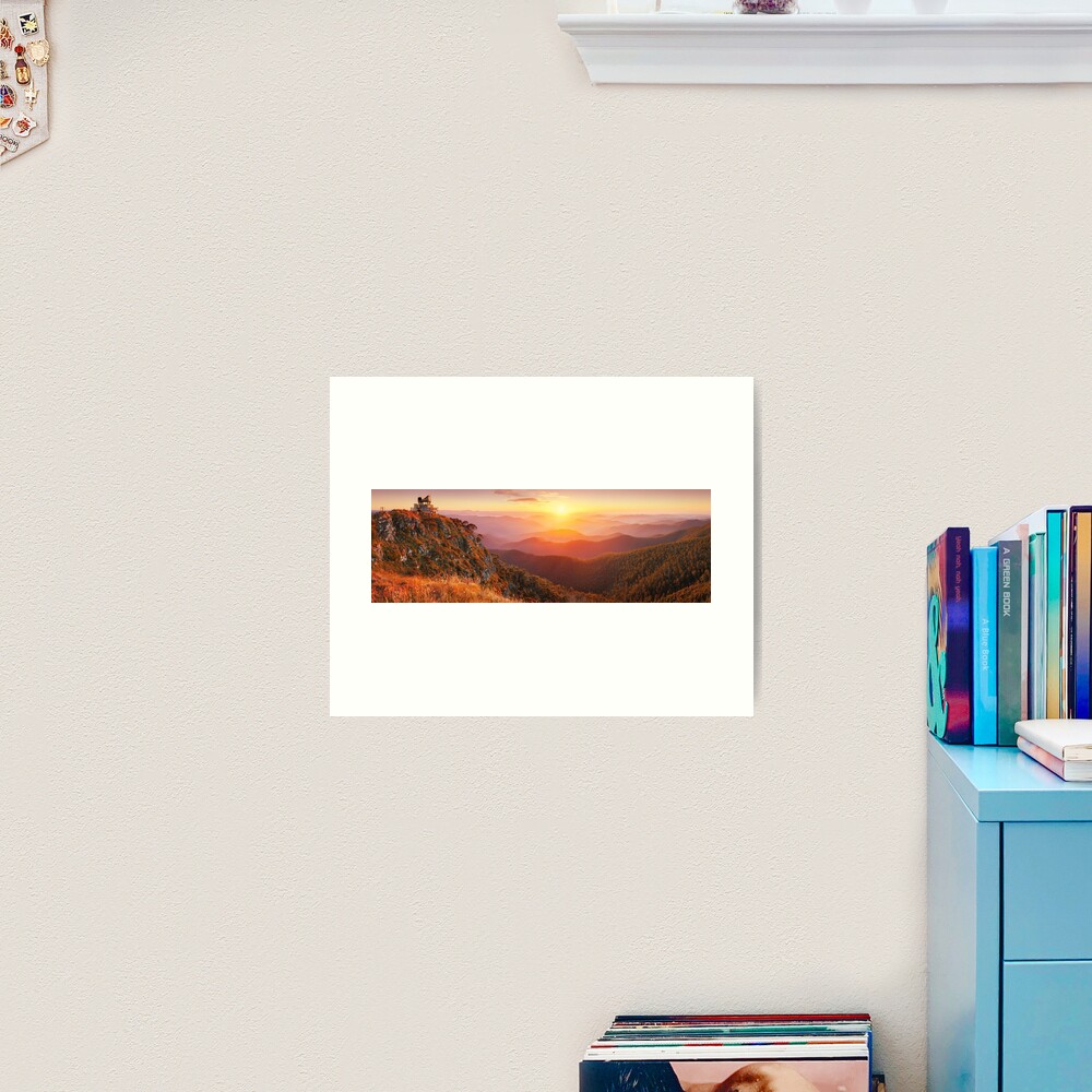 Pinnacles Fire Lookout, Alpine National Park, Victoria, Australia Art Print