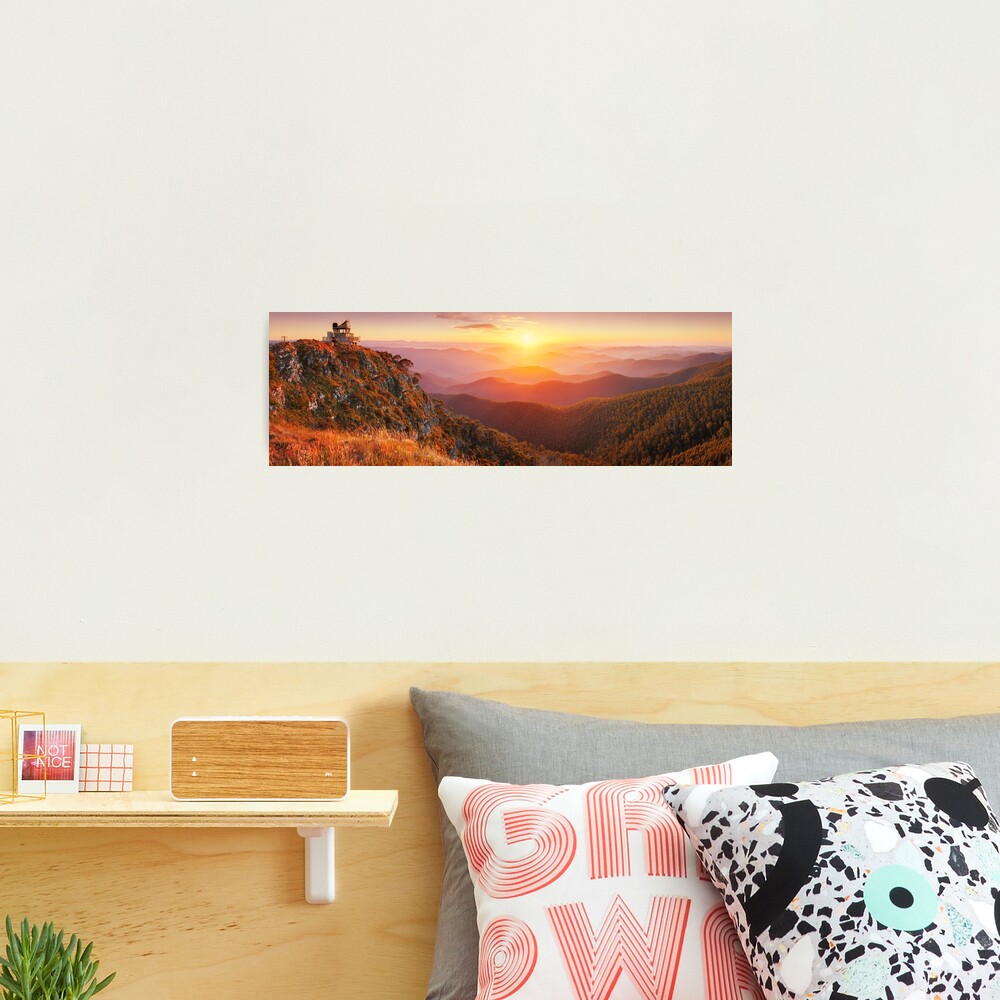 Pinnacles Fire Lookout, Alpine National Park, Victoria, Australia Photographic Print