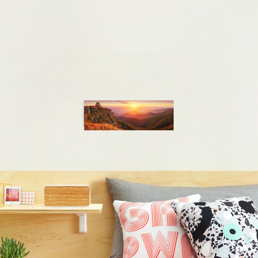 Pinnacles Fire Lookout, Alpine National Park, Victoria, Australia Photographic Print