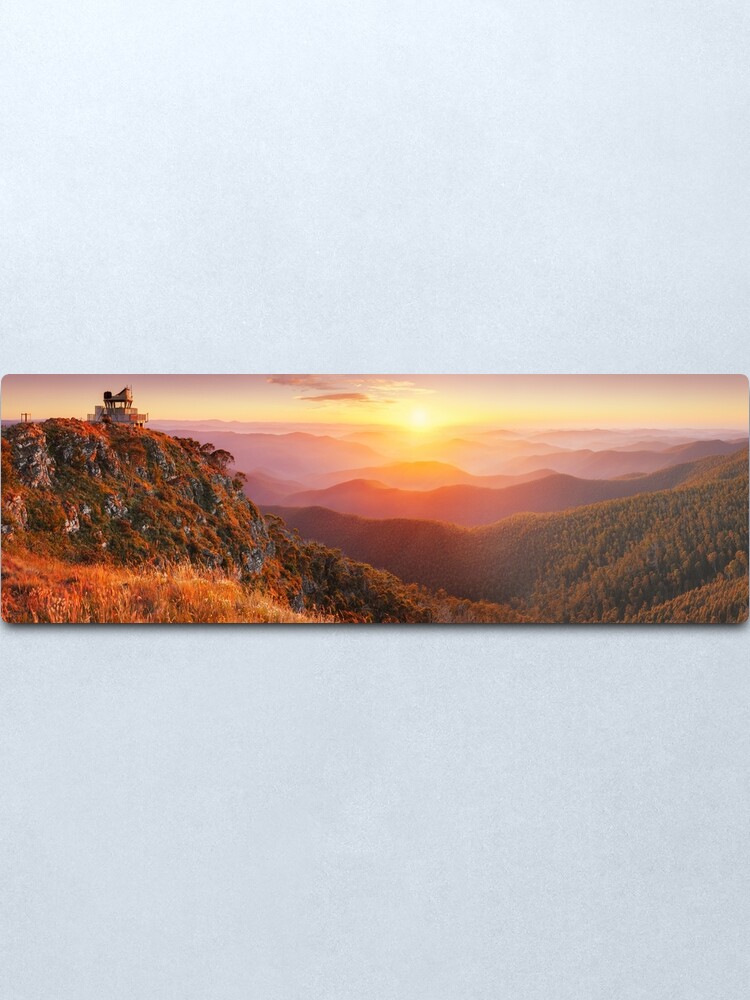 Alternate view of Pinnacles Fire Lookout, Alpine National Park, Victoria, Australia Metal Print