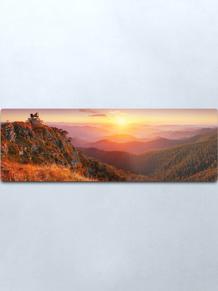 Alternate view of Pinnacles Fire Lookout, Alpine National Park, Victoria, Australia Metal Print