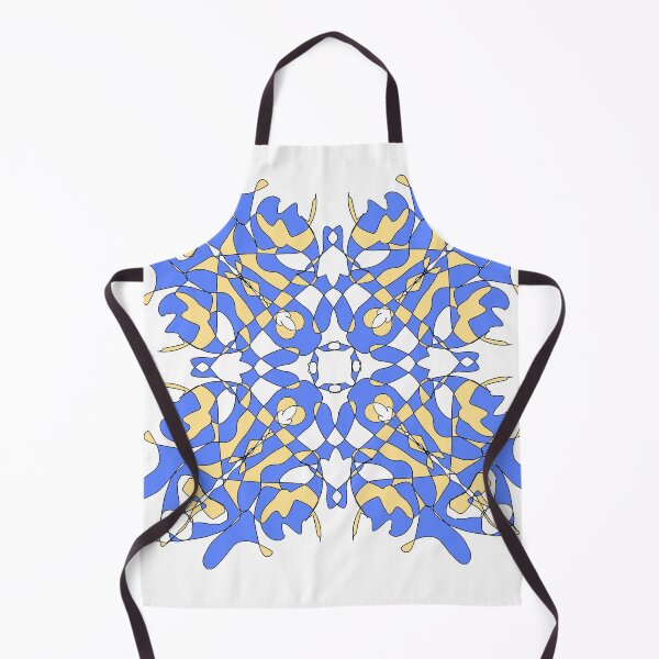 Item preview, Geometric blue and yellow design. designed and sold by PaintingsByKF.