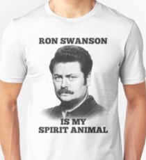 Ron Swanson is my spirit animal Unisex T-Shirt