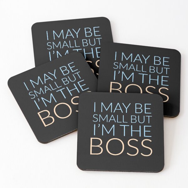 Item preview, I may be small but I'm the boss. Boy designed and sold by thekidsprint.
