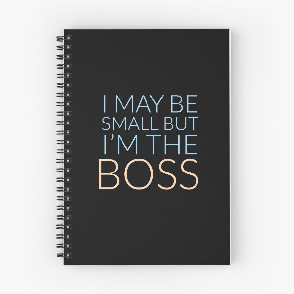 Item preview, I may be small but I'm the boss. Boy designed and sold by thekidsprint.