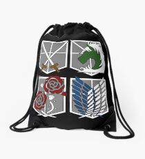AOT Ranks Drawstring Bag