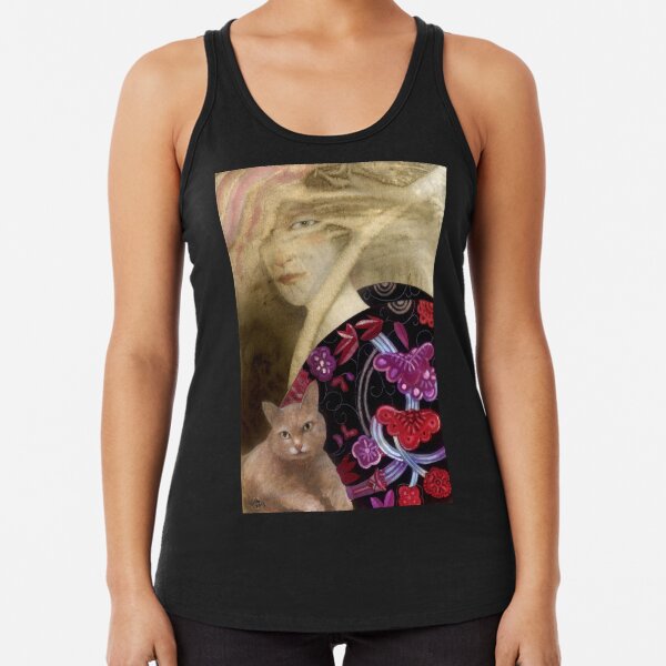Kimono girl Racerback Tank Top