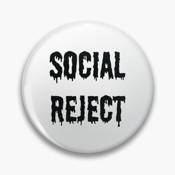 Item preview, Social Reject (White) designed and sold by AngieLeeDesign.