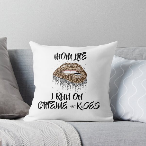 Item preview, Mom Life I run on caffeine and kisses designed and sold by GENEVA1125.