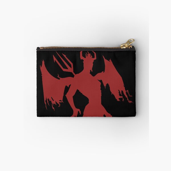 Item preview, Red devil, Lucifer, Diablo, satin, walking holding a trident / spear designed and sold by mirrorimages.