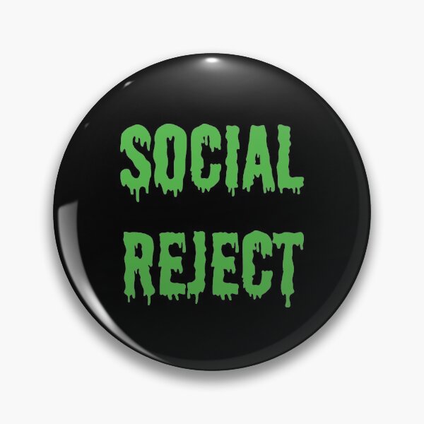 Item preview, Social Reject (Green) designed and sold by AngieLeeDesign.