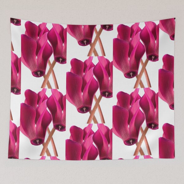 Item preview,  Close of Pink Cyclamen Flower designed and sold by Dreamscape Eclectic .