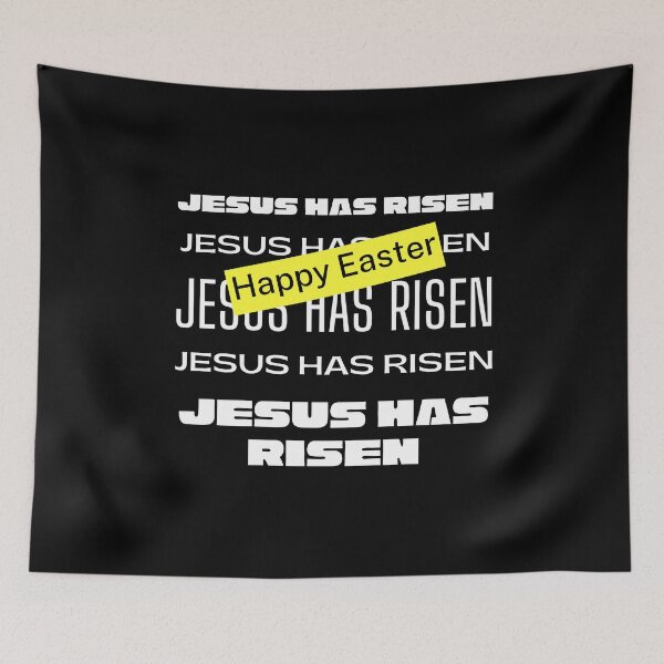 Item preview, HAPPY EASTER | JESUS HAS RISEN designed and sold by LiveAndGlow.