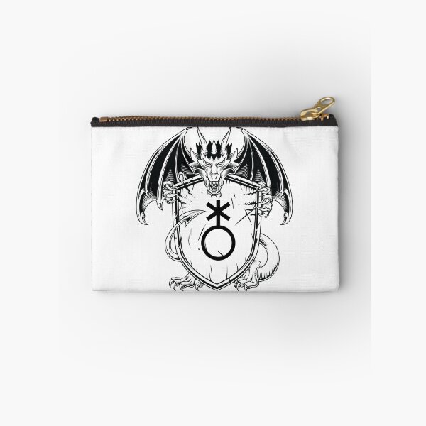 Item preview, Gender Queer Dragon Shield BW designed and sold by sociallyinform.