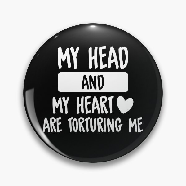 Item preview, My Head And My Heart Are Torturing Me (White) designed and sold by FilipeFerreira.