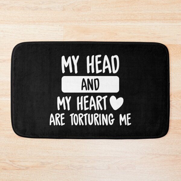 Item preview, My Head And My Heart Are Torturing Me (White) designed and sold by FilipeFerreira.