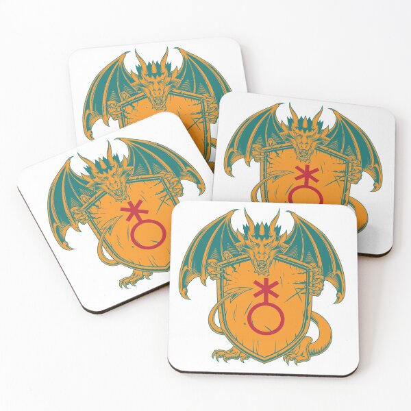 Item preview, Gender Queer Dragon Shield designed and sold by sociallyinform.