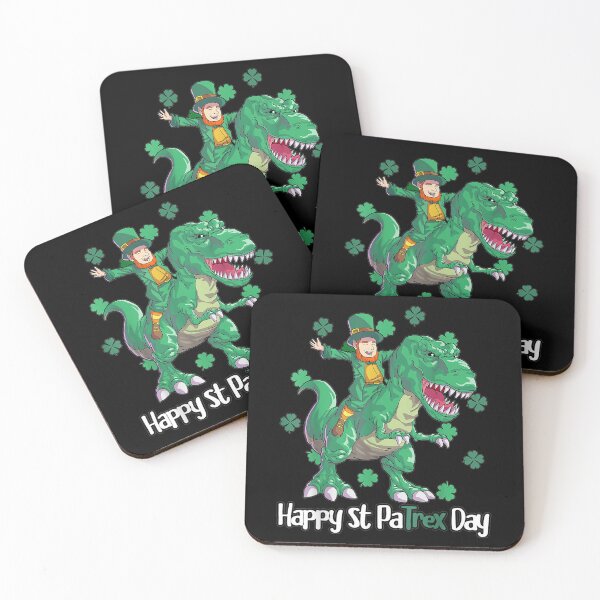 Item preview, Leprechaun ride Dino Happy st patrex day St Patricks Day designed and sold by AngelJames.