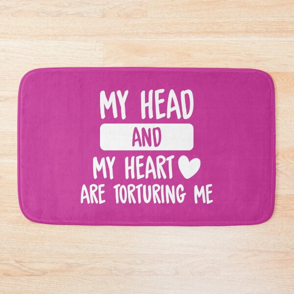 Item preview, My Head And My Heart Are Torturing Me (Pink) designed and sold by FilipeFerreira.