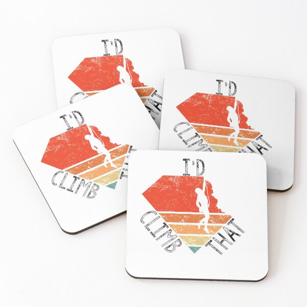 Item preview, I'd Climb That Retro Rock Climber Mountain designed and sold by Matt Ballinger.