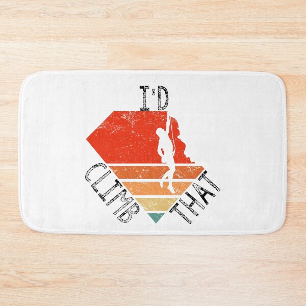 Item preview, I'd Climb That Retro Rock Climber Mountain designed and sold by Matt Ballinger.
