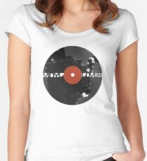 Vinyl Records Lover - Grunge Vinyl Record Women's Fitted Scoop T-Shirt
