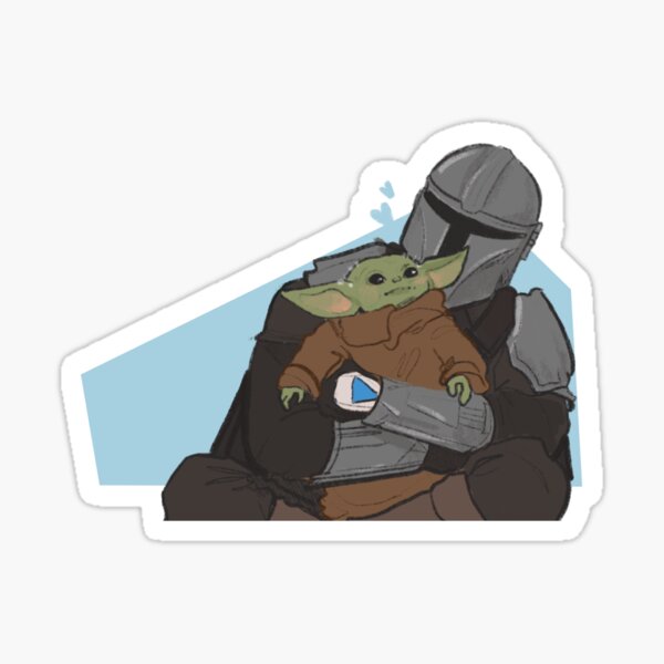 father & son bonding Sticker