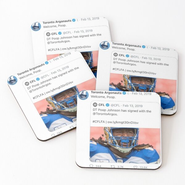 Item preview, WELCOME POOP | POOP JOHNSON FUNNY TWEET designed and sold by Hunters11.
