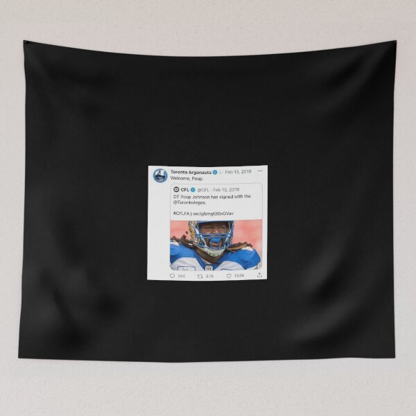 Item preview, WELCOME POOP | POOP JOHNSON FUNNY TWEET designed and sold by Hunters11.