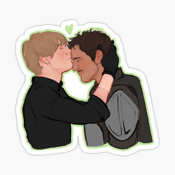 smooch forehead Sticker