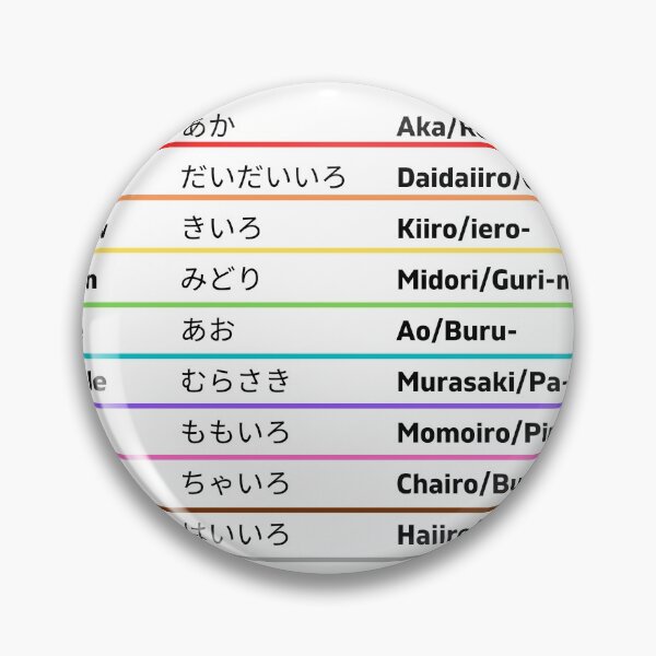 Artikelvorschau, Japanische Farben entworfen und verkauft von Haley Agra.