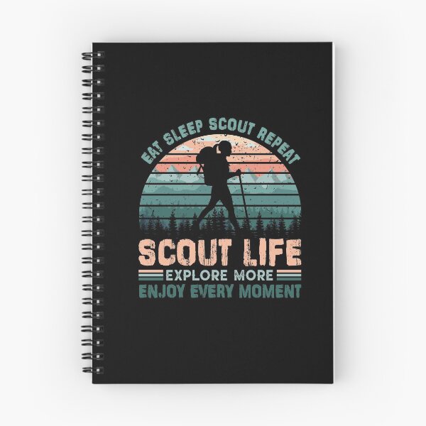 Item preview, Eat Eat Sleep Scout Repeat Vintage Scouting Scout Life Enjoy Every Moment designed and sold by cucai721.
