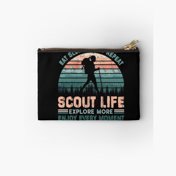 Item preview, Eat Eat Sleep Scout Repeat Vintage Scouting Scout Life Enjoy Every Moment designed and sold by cucai721.