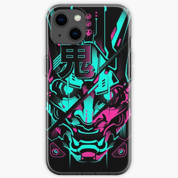 Oni Glitch - Neon Ver Coque souple iPhone