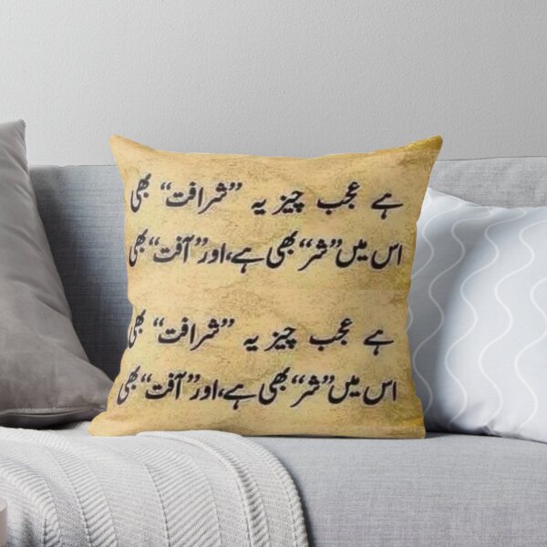 Urdu Quotes Pillows Cushions Redbubble