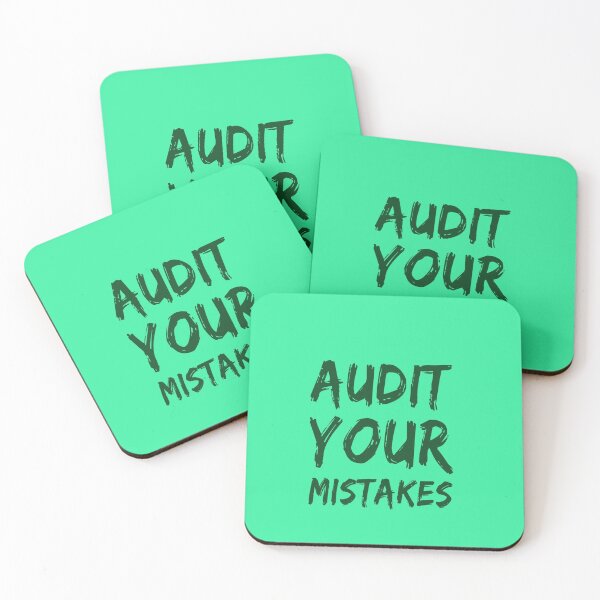 Item preview, AUDIT YOUR MISTAKES-Black designed and sold by ravitiku.