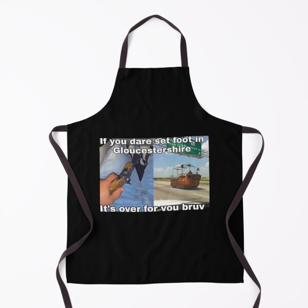 Item preview, IF YOU DARE SET FOOT IN GLOUCESTERSHIRE | ITS OVER FOR YOU BRUV designed and sold by Hunters11.