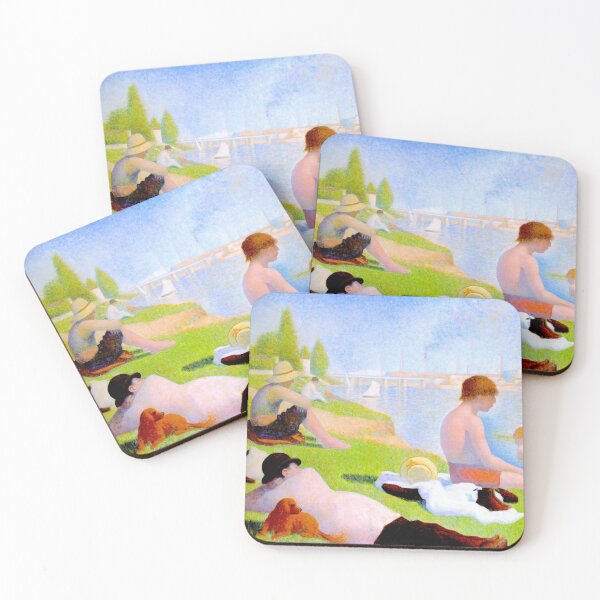 Item preview, Bathers at Asnières by Georges Pierre Seurat designed and sold by SimpleJoyStyle.