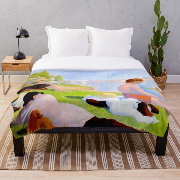 Item preview, Bañistas en Asnières por Georges Pierre Seurat designed and sold by SimpleJoyStyle.