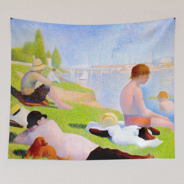 Item preview, Bathers at Asnières by Georges Pierre Seurat designed and sold by SimpleJoyStyle.