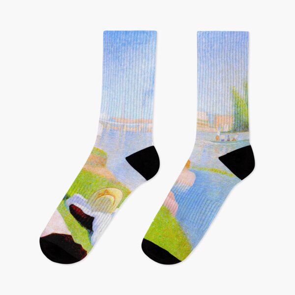 Item preview, Bathers at Asnières by Georges Pierre Seurat designed and sold by SimpleJoyStyle.