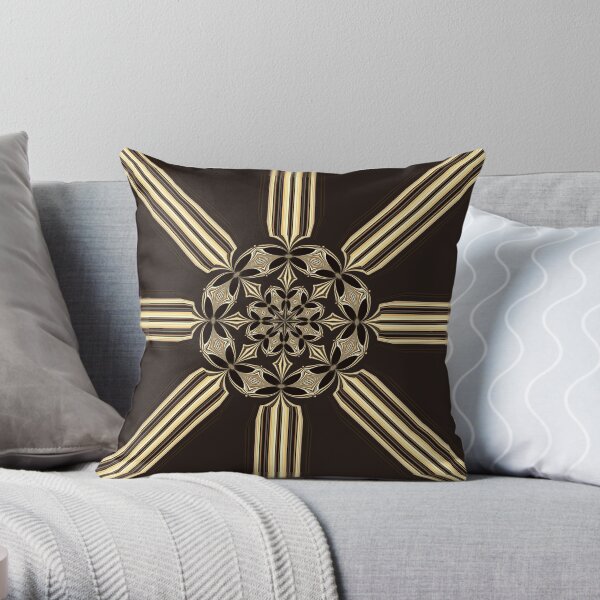 Bohemian Flower (2) Throw Pillow
