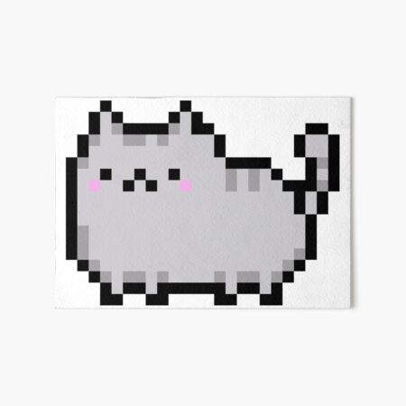 Cool cat pixel art Art Print