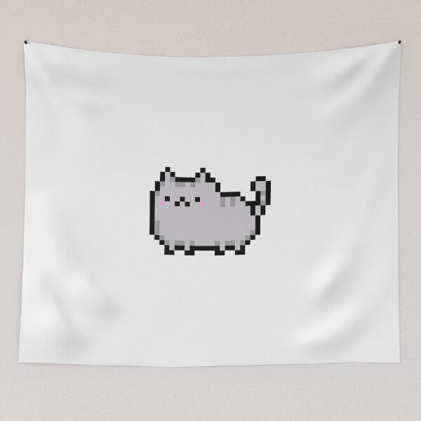 Item preview, Cat pixel art designed and sold by RecoveryTees.