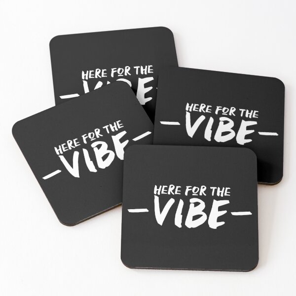 Item preview, HERE FOR THE - VIBE - (WHITE) designed and sold by goal-getter.