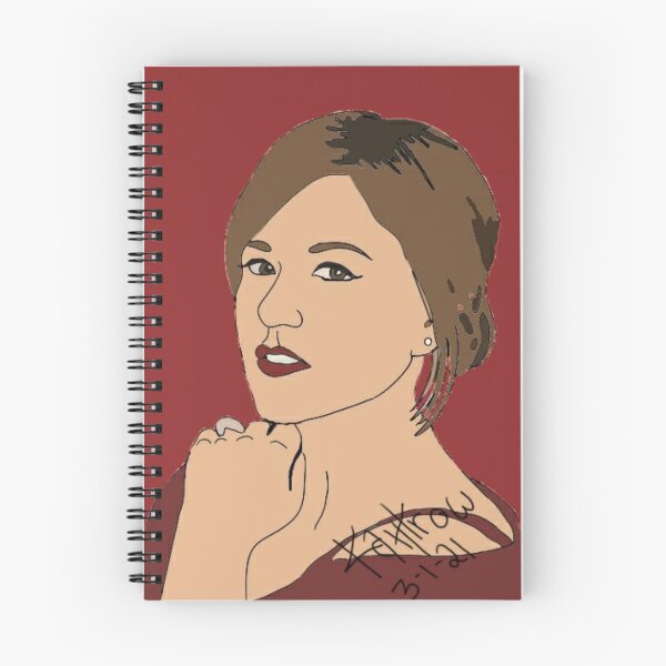 Aperçu de l'œuvre Dame en robe rouge créée et vendue par KayArtDesign.
