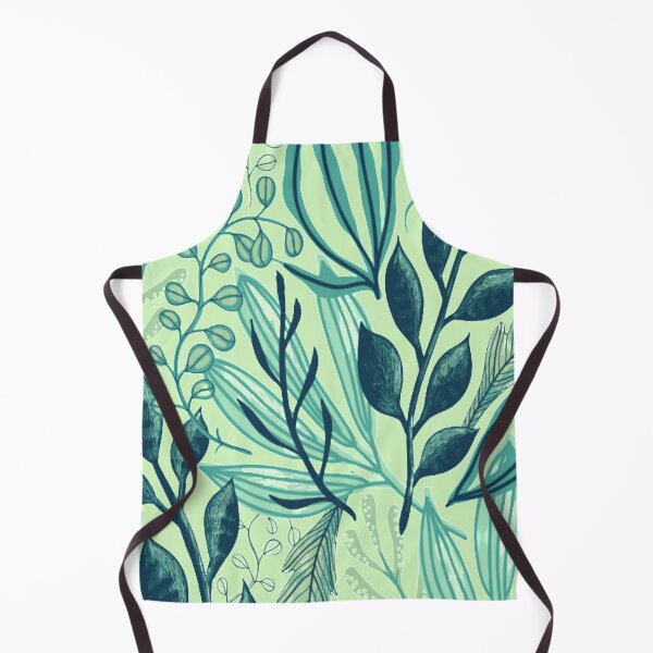 Item preview, Floral Leaves on Light Green designed and sold by julset.